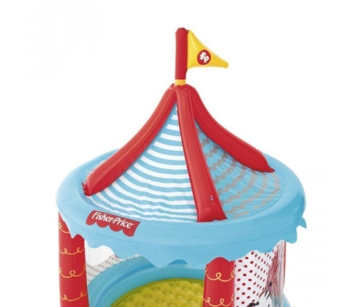 Spēļu centrs ar jumtiņu + 25 bumbiņas FISHER PRICE Bestway 93505