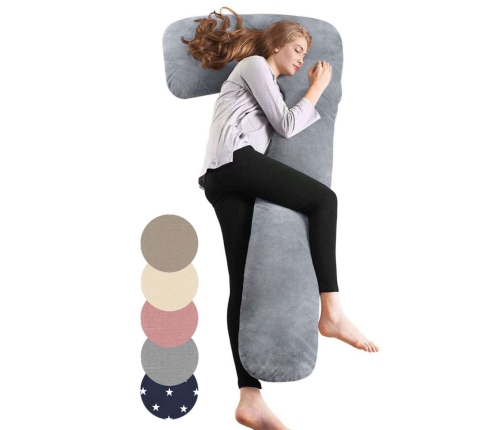 Spilvens - pakaviņš 180 cm La Bebe Flopsy Nursing Maternity Pillow [2 pārvalki]