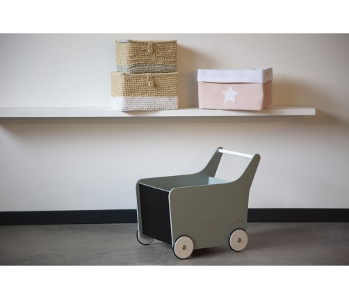 Stumjamā koka rotaļlieta CHILDHOME Baby Walker Mint