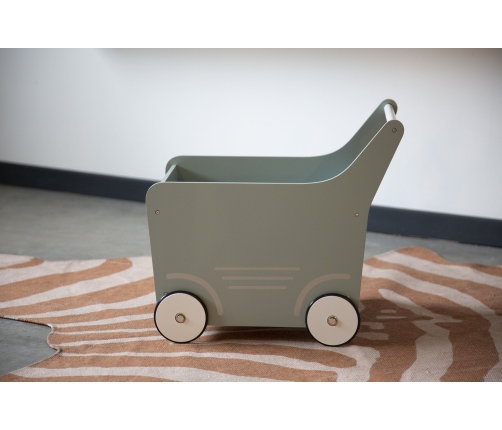 Stumjamā koka rotaļlieta CHILDHOME Baby Walker Mint