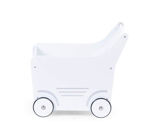 Stumjamā koka rotaļlieta CHILDHOME Baby Walker White