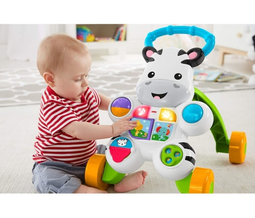 Ходунок толкатель Fisher Price Learn with Me Zebra Walker DLD80