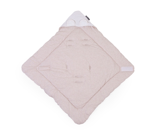 Конвертик - одеялко 75x75 cм Childhome Teddy Jersey Melange Beige / Muslin