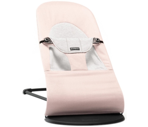 Шезлонг для детей BabyBjorn Bouncer Balance Soft Light pink/Grey Cotton/Jersey 005089