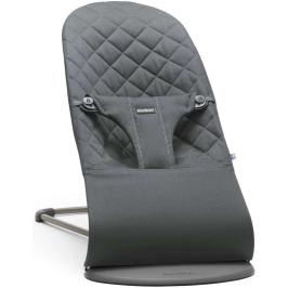 Шезлонг для детей BabyBjorn Bouncer Bliss Cotton anthracite 006021