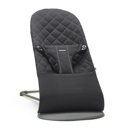 Шезлонг для детей BabyBjorn Bouncer Bliss Cotton black 006016