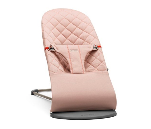 Шезлонг для детей BabyBjorn Bouncer Bliss Cotton old rose/pink 006014