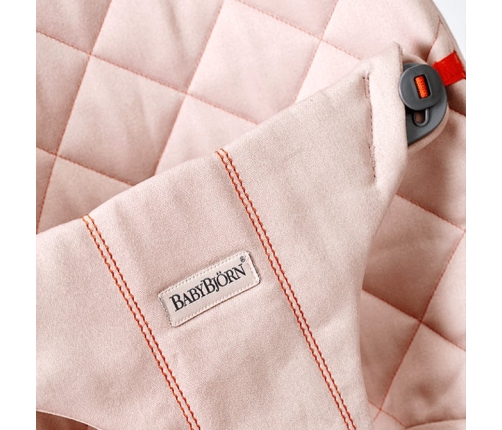 Шезлонг для детей BabyBjorn Bouncer Bliss Cotton old rose/pink 006014