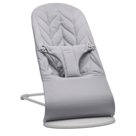 Bērnu Šūpuļkrēsls BabyBjorn Bouncer Bliss Light grey Petal quilt 006124