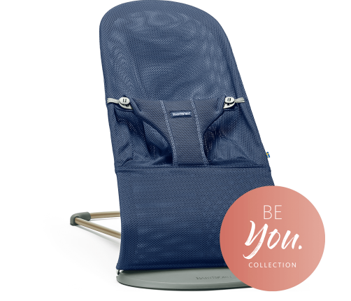 Bērnu Šūpuļkrēsls BabyBjorn Bouncer Bliss Mesh navy blue 006003