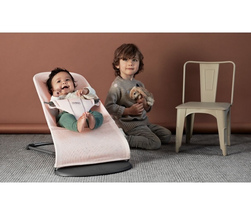 Bērnu Šūpuļkrēsls BabyBjorn Bouncer Bliss Mesh powder pink 006012