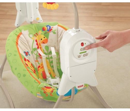 Кресло-качалка Fisher Price Mini Cradle Swing-Smart Tech. RF BFH05