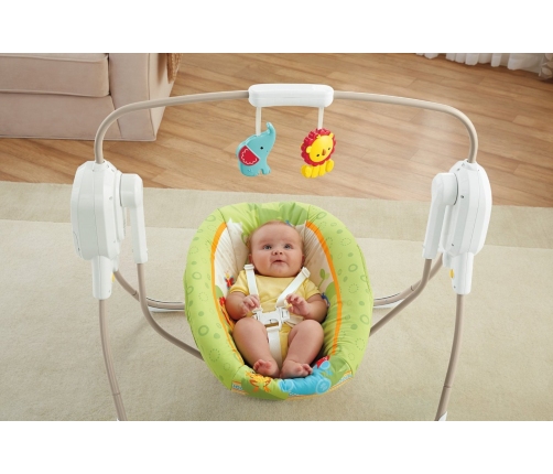 Кресло-качалка Fisher Price Mini Cradle Swing-Smart Tech. RF BFH05