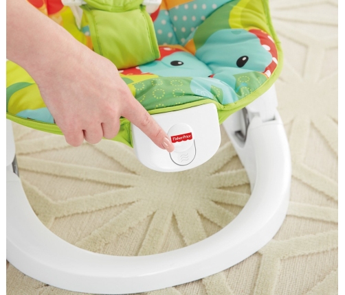 Bērnu Šūpuļkrēsls Fisher Price Rainforest Friends Fun n Fold Bouncer CMR20