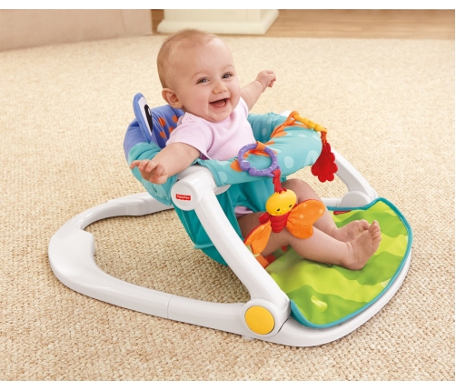 Шезлонг для детей Fisher Price Sit-Me-Up Floor Seat BFB12