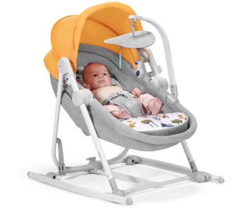 Колыбель Кресло-качалка Kinderkraft Nola 5in1 Forest yellow