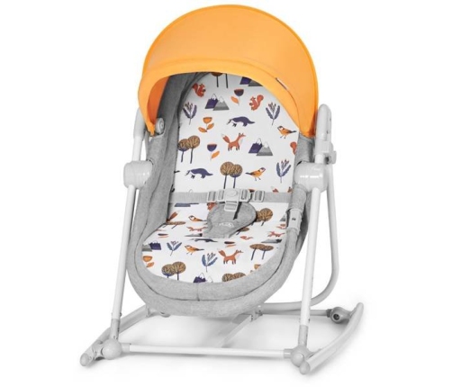 Колыбель Кресло-качалка Kinderkraft Nola 5in1 Forest yellow