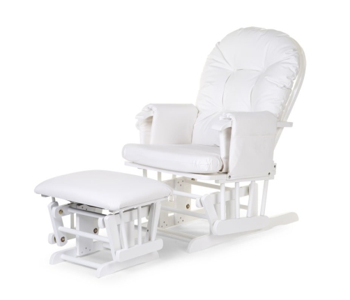 Šūpuļkrēsls māmiņai CHILDHOME GLIDING CHAIR WHITE