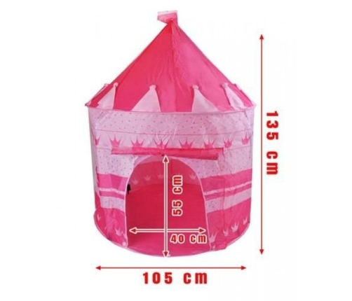 Детская палатка-замок 135х105 см1164 pink