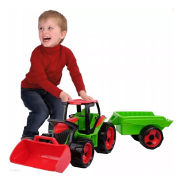 Traktors ar kausu un piekabi 107 cm LENA MAXI L02136