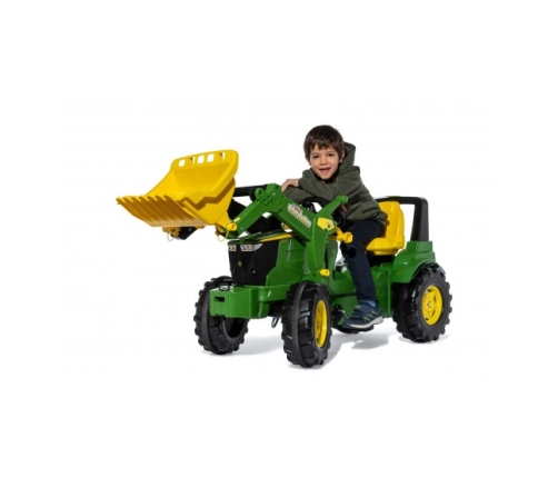 Детский Трактор педальный с ковшом RollyFarmtrac Premium II John Deere 7310R (3-8 лет)