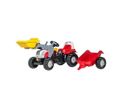 Traktors Bērniem ar pedāļiem ar kausu un piekabi Rolly Toys  Rolly KID Steyr  023936