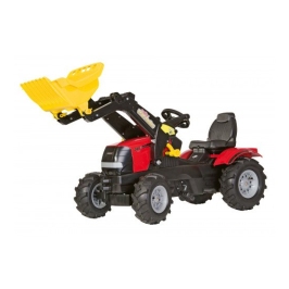 Traktors Bērniem ar pedāļiem ar kausu un piepūš. riteņiem Rolly Toys rollyFarmtrac Case Puma CVX 240 ( 3 - 8 gadiem) 611126