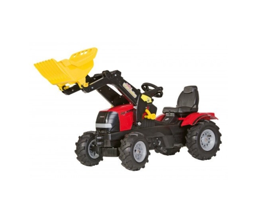 Traktors Bērniem ar pedāļiem ar kausu un piepūš. riteņiem Rolly Toys rollyFarmtrac Case Puma CVX 240 ( 3 - 8 gadiem) 611126