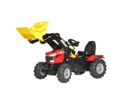 Traktors Bērniem ar pedāļiem ar kausu un piepūš. riteņiem Rolly Toys rollyFarmtrac MF 7726 ( 3 - 8 gadiem)  611140