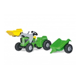 Traktors Bērniem ar pedāļiem ar piekabi un kausu Rolly Toys rollyKiddy Futura  (2,5-5 gadiem ) 630035
