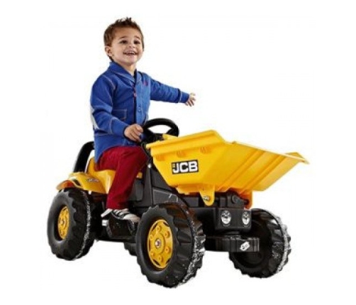 Детский Трактор с педалями Rolly Toys Rolly KID Dumper JCB 024247