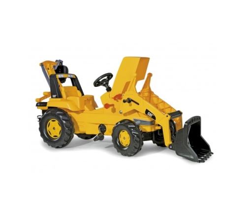 Traktors Bērniem ar pedāļiem un diviem kausiem Rolly Toys rollyJunior CAT (3-8 gadiem) 813001