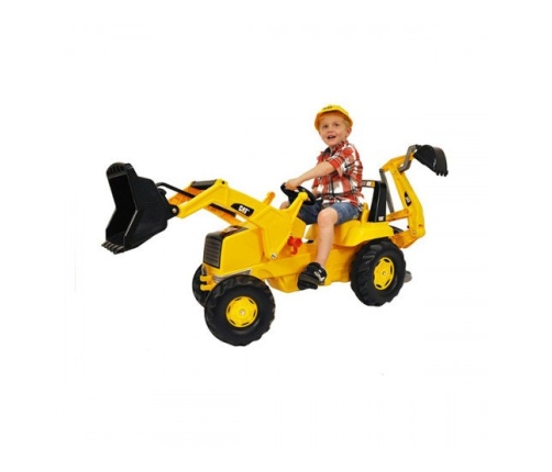 Traktors Bērniem ar pedāļiem un diviem kausiem Rolly Toys rollyJunior CAT (3-8 gadiem) 813001