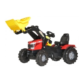 Детский Трактор с педалями и ковшом Rolly Toys rollyFarmtrac MF 611133