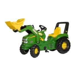 Детский Трактор с педалями и ковшом Rolly Toys rollyX-Trac John Deere 046638