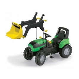 Traktors Bērniem ar pedāļiem un noņemāmo kausu Rolly Toys rollyFarmtrac Deutz Agrotron 7250 TTV  (3 - 8 gadiem) 710034