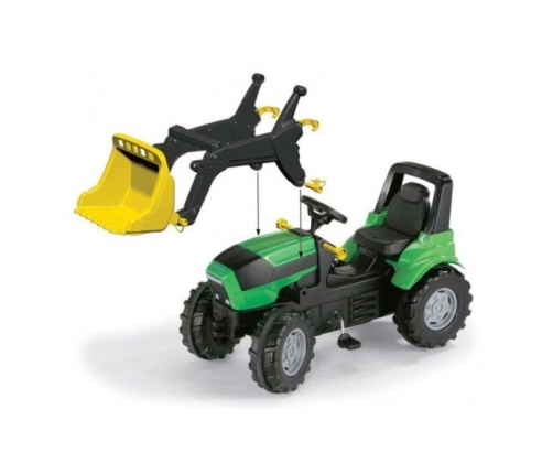 Traktors Bērniem ar pedāļiem un noņemāmo kausu Rolly Toys rollyFarmtrac Deutz Agrotron 7250 TTV  (3 - 8 gadiem) 710034