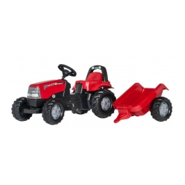 Traktors Bērniem ar pedāļiem un piekabi Rolly Toys Rolly KID Case 1170CVX 012411