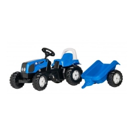 Детский Трактор с педалями и прицепом Rolly Toys Rolly KID Landini 011841