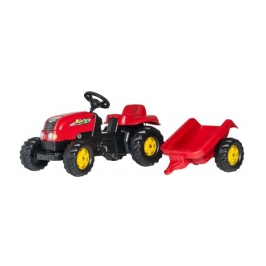 Traktors Bērniem ar pedāļiem un piekabi Rolly Toys Rolly KID - X 012121