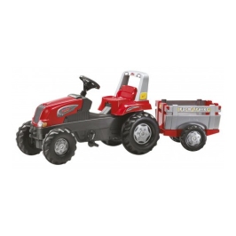 Детский Трактор с педалями и прицепом Rolly Toys rollyFarmtrac Junior RT 800261