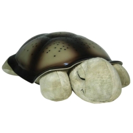 Turtle Sky classic mocha nakts lampa-projektors