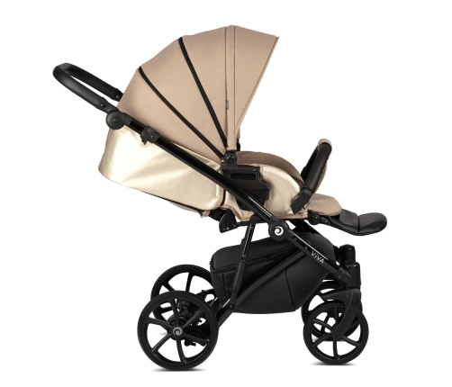 Tutis Viva 4 Amber Gold 061 Luxury Edition Bērnu Ratiņi 2in1