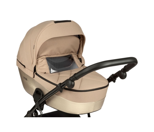 Tutis Viva 4 Amber Gold 061 Luxury Edition Bērnu Ratiņi 2in1