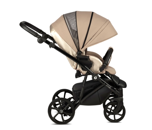 Tutis Viva 4 Amber Gold 061 Luxury Edition Bērnu Ratiņi 3in1