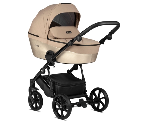 Tutis Viva 4 Amber Gold 061 Luxury Edition Bērnu Ratiņi 3in1