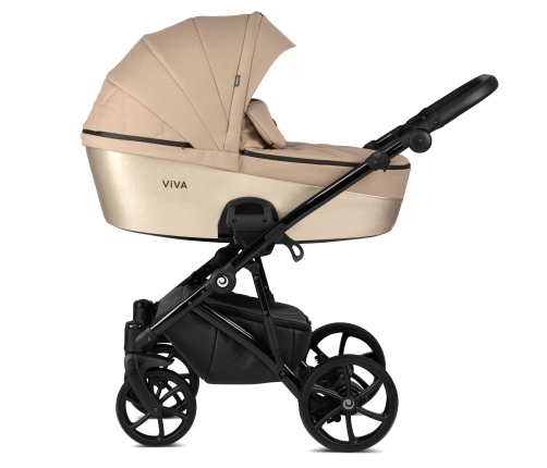 Tutis Viva 4 Amber Gold 061 Luxury Edition Bērnu Ratiņi 3in1