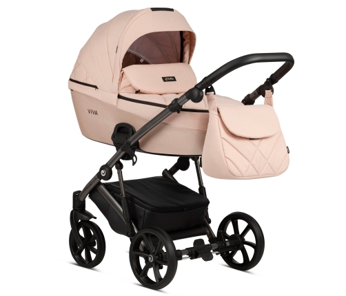 Tutis Viva 4 Rose Quartz 062 Luxury Edition Bērnu Ratiņi 3in1