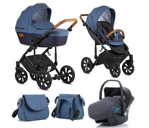 TUTIS VIVA Life Blue Indigo 076 Детская Коляска 3in1