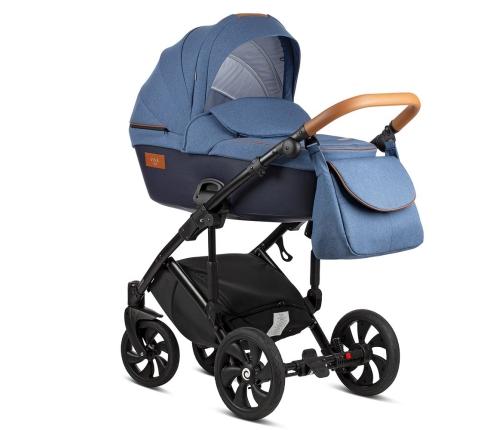 TUTIS VIVA Life Blue Indigo 076 Bērnu Ratiņi 3in1